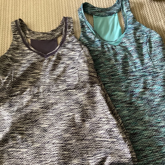 MONDETTA SET OF 2 Athletic Dresses Women’s Medium Teal and Purple - Picture 1 of 7